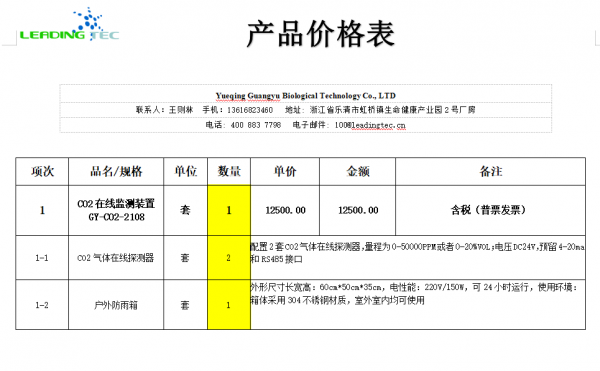 co2二氧化碳濃度檢測柜 - 圖片 3